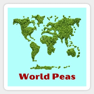 World Peas | Peas Pun Magnet